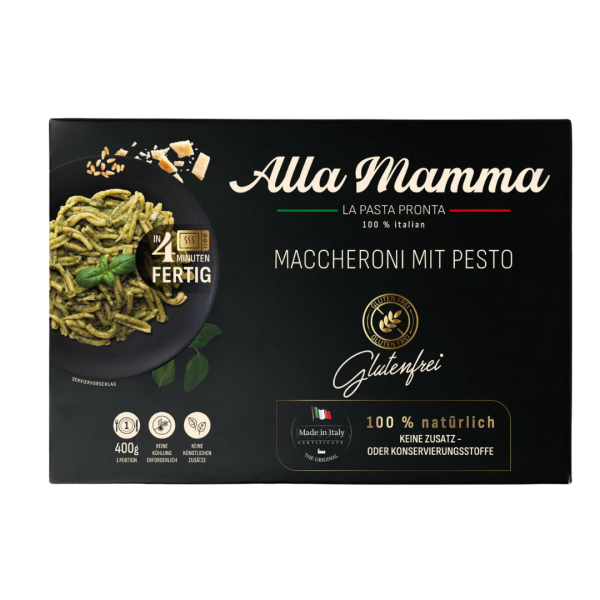 Maccheroni mit Pesto alla Mamma glutenfrei